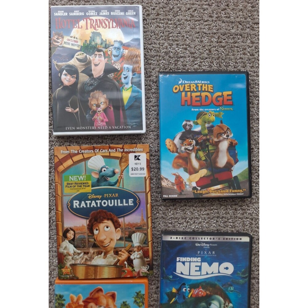 Lot of 11 Walt Disney Pixar DVD Movies Animated Cartoon Family Kids Children - Picture 3 of 6